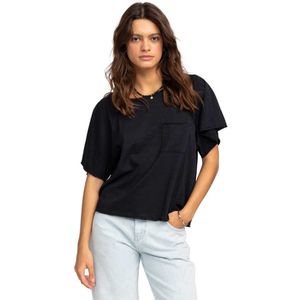 Roxy Time For Sun Short Sleeve T-shirt Zwart XS Vrouw