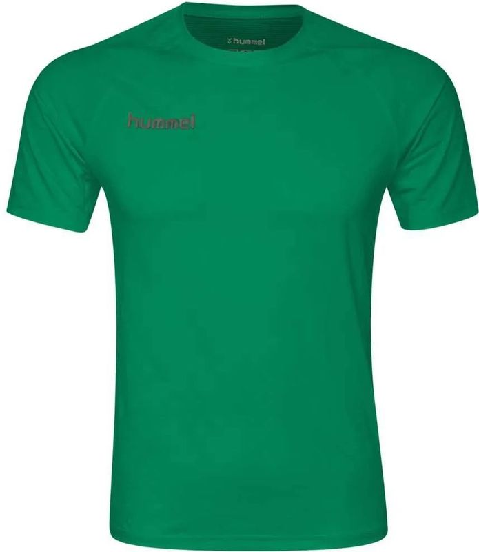 Hummel - HML First Performance - T-shirt - Zwart - 88% Polyester, 12% Elastaan