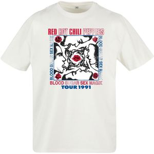 Mister Tee Red Hot Chilli Peppers Oversize Short Sleeve T-shirt Wit M Man