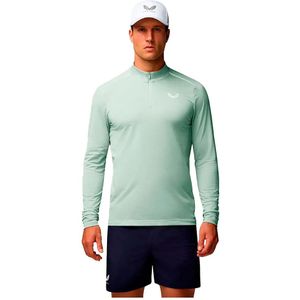 Castore Apex Aeromesh Half Rits Lange Mouw T-shirt