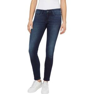 Pepe Jeansvoor vrouwen. PL204169HN6 Jeans Pixie Blauw (24/30), Casual, Gerecycled polyester, Duurzaam