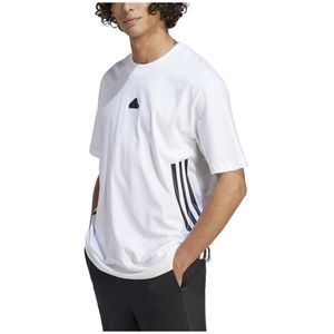 Adidas Future Icons 3 Stripes Short Sleeve T-shirt Wit L / Regular Man