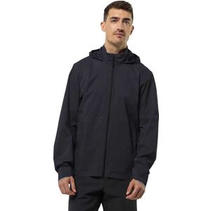 Jack Wolfskin - Commute 2.5l - Jas - Zwart - TEXAPORE ECOSPHERE PRO STRETCH