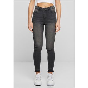 Urban Classics Skinny Open Hem Hoogzittende Jeans