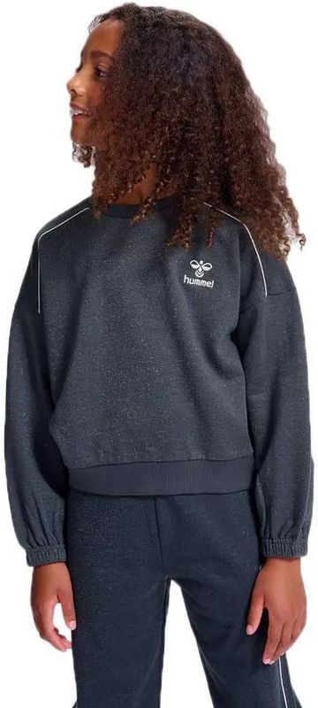 Hummel Sweatshirt - hmlGizela - Ombre Blue m. Glitter - Hummel - 6 jaar (116) - Sweatshirt