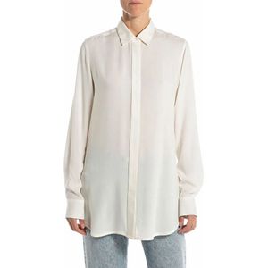 Replay W2198.000.85182 Overhemd Met Lange Mouwen