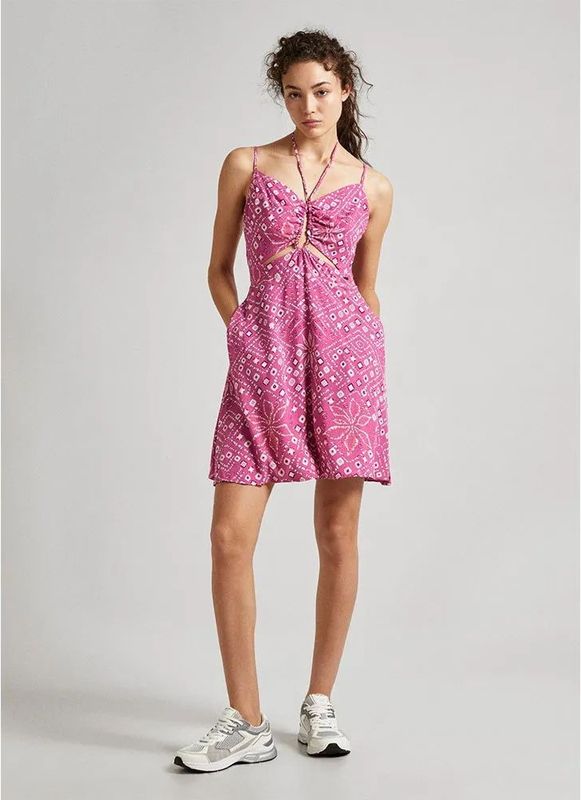 Pepe Jeans Denise Mouwloze Korte Jurk