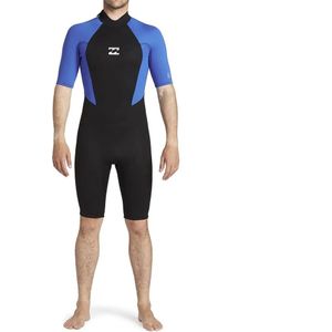 Billabong Intruder 2/2 Mm Korte Mouw Neopreen Pak Met Rits Op De Rug