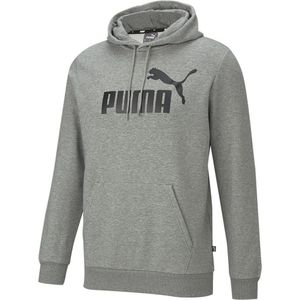 Puma Essentials Big Logo Hoodie Grijs M Man