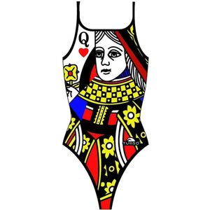 Turbo Queen Of Hearts Badpak Met Dunne Bandjes