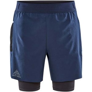 Craft Pro Trail 2 In 1 Shorts Blauw XL Man