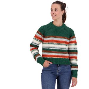 Superdry Vintage Brush Pattern Crew Sweater Groen XL Vrouw