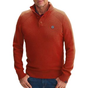 Tbs Berylcam Button Sweater Rood S Man