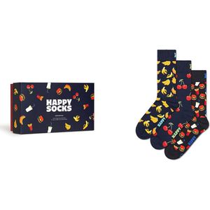 Happy Socks Foods Gift Set Crew Socks 3 Pairs Veelkleurig EU 41-46 Man