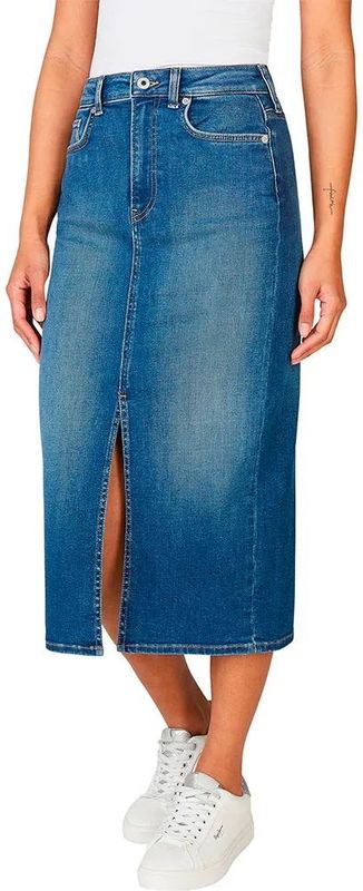 Pepe Jeans Pl901186 Midi Spijkerrok