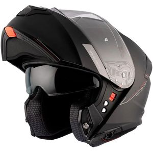 MT Helmets - Genesis SV - Modulaire Helm - Zwart - Polycarbonaat