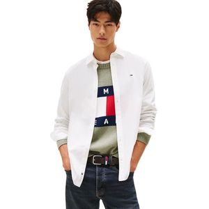 Tommy Jeans - Dm0dm22026 - Overhemd - Donker Nacht Marineblauw - Lange Mouwen