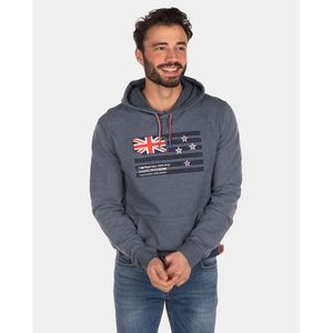 Nza New Zealand Eyrewell Forest Hoodie Grijs S Man