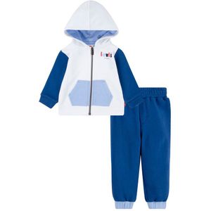 Levi´s ® Kids Color Block Hoodie Set Blauw 3 Months Jongen