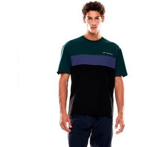 Ea7 Emporio Armani Train Athletic Colour Block T-shirt Met Korte Mouwen
