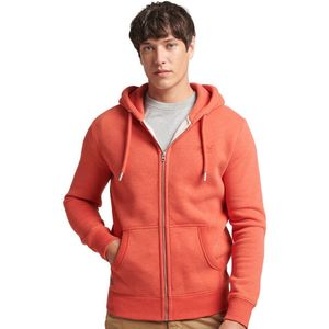 Superdry Vintage Logo Emb Hood Full Zip Sweatshirt Oranje S Man