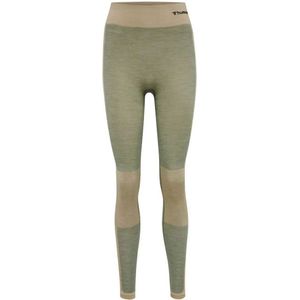 Hummel - Cleaa Seamless Mid Waist - Leggings - Rekbare Stof - Middelhoge Taille