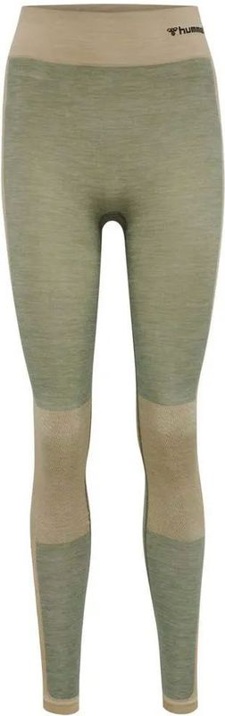 Hummel - Cleaa Seamless Mid Waist - Leggings - Rekbare Stof - Middelhoge Taille