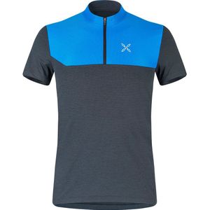 Montura Mountain Zip Short Sleeve T-shirt Grijs XL Man