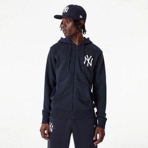 New Era Mlb Essentials New York Yankees Full Zip Sweatshirt Blauw XL Man