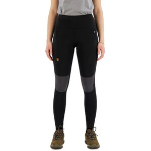 Legging Fjallraven Women Abisko Trekking Tights Pro Black-Iron Grey