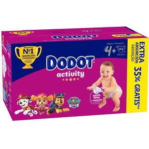 Dodot Diapers Activity Extra Size 4 104 Units Goud