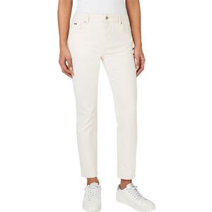 Pepe Jeans Pl204591 Tapered Fit Jeans Beige 31 / 28 Vrouw