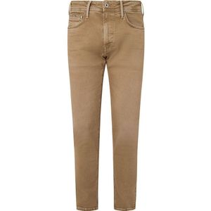 Pepe Jeans Pm211667 Tapered Fit Jeans Beige 32 / 32 Man