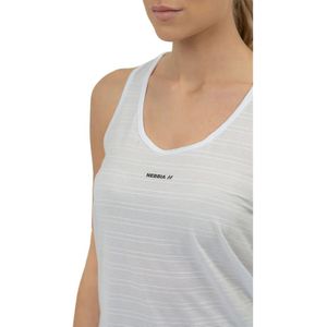 Nebbia Fit Activewear “airy” With Reflective Logo 439 Mouwloos T-shirt