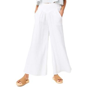 Rip Curl Ibiza Wide Leg Pants Wit S Vrouw