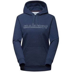 Mammut Logo Hoodie Blauw XL Vrouw