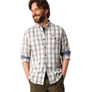 Deeluxe - Pieter - Overhemd - Grijs - Lange Mouwen