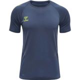 Hummel - Trainingsshirt - Zwart - Polyester/Nylon - Korte Mouwen