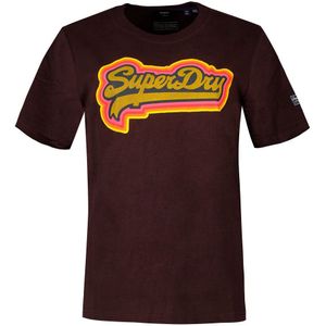 Superdry Vintage Logo Rainbow Short Sleeve T-shirt Zwart S Vrouw
