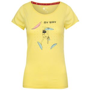 Rafiki Jay Short Sleeve T-shirt Geel 34 Vrouw