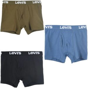 Levi's - Kidswear - Boxershort - Zwart Blauw Groen - Set van 3 Stuks