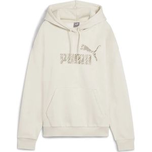 Puma Ess+ Animal Hoodie Beige Vrouw