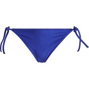 Calvin Klein Kw0kw02390 Tie Side Bikini Bottom Blauw L Vrouw