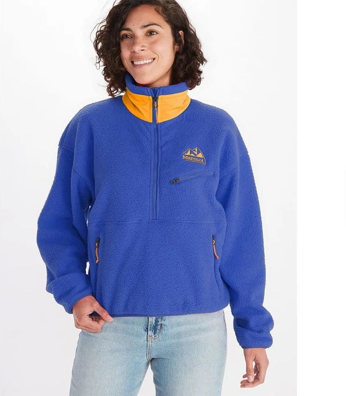 Marmot 94 Eco Recycled Fleece Met Halve Rits