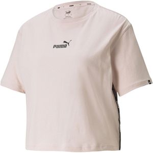 Puma Power Cropped Short Sleeve T-shirt Roze XS Vrouw