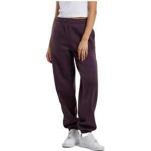 Build Your Brand - Fluffy Joggingbroek - Plumpurple - Dames - Losse Pasvorm