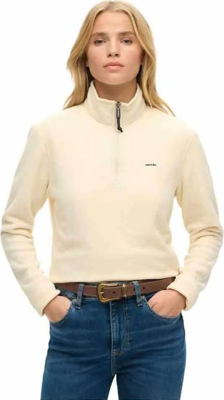 Superdry - Polar Fleece Crop - Sweatshirt - Halve Rits