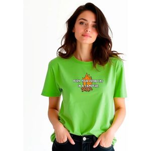 Kruskis Burn Your Problems T-shirt Met Korte Mouwen