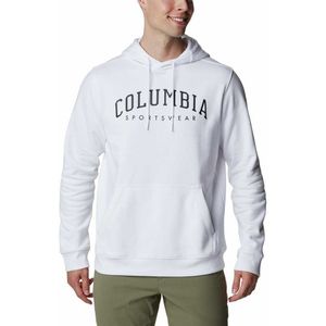 Columbia Csc Basic Logo Hoodie Wit S Man