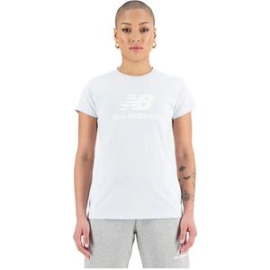 New Balance Nb Essentials Stacked Logo T-shirt Met Korte Mouwen